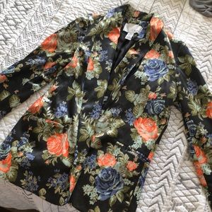 Floral blazer